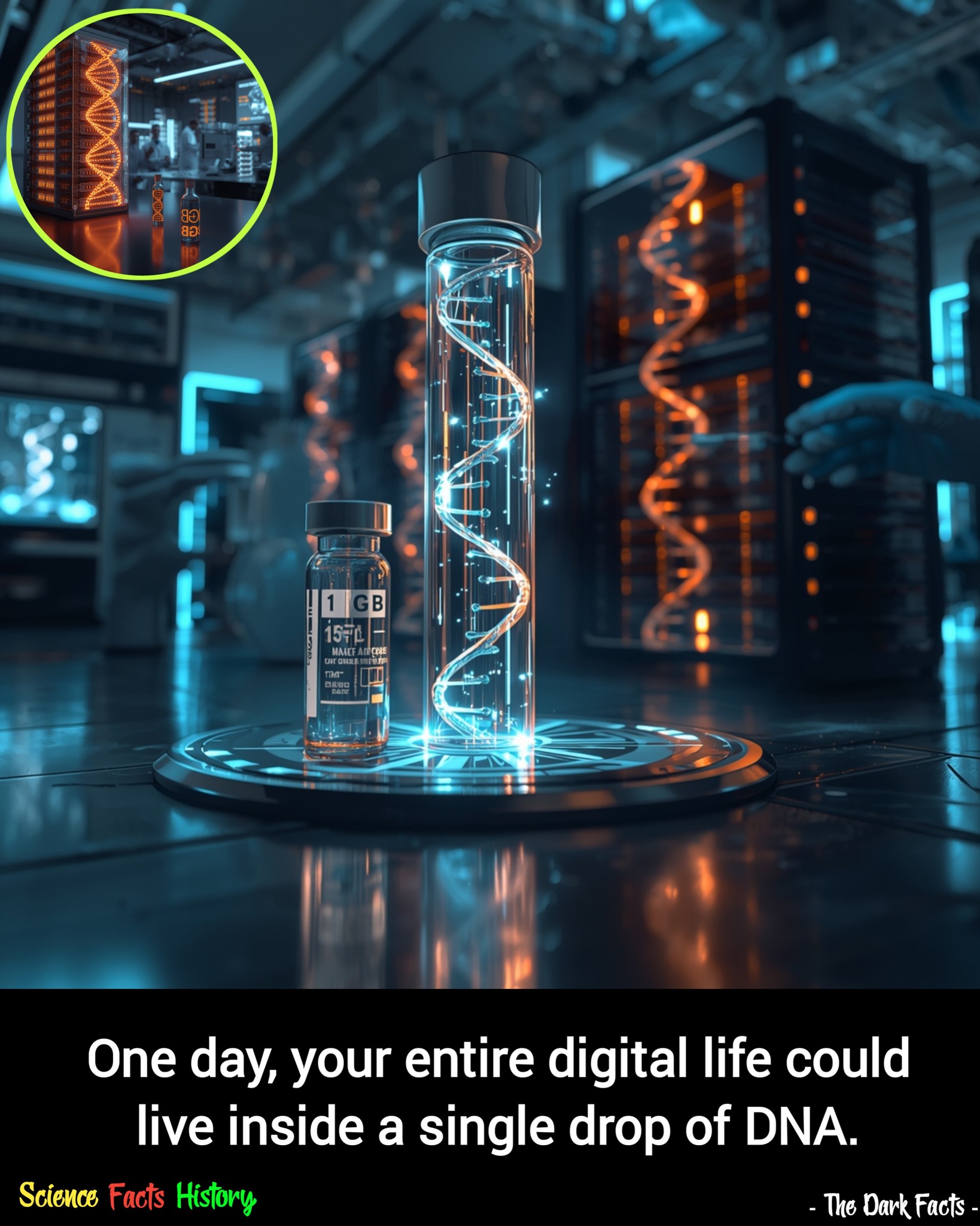 The Library Written in DNA