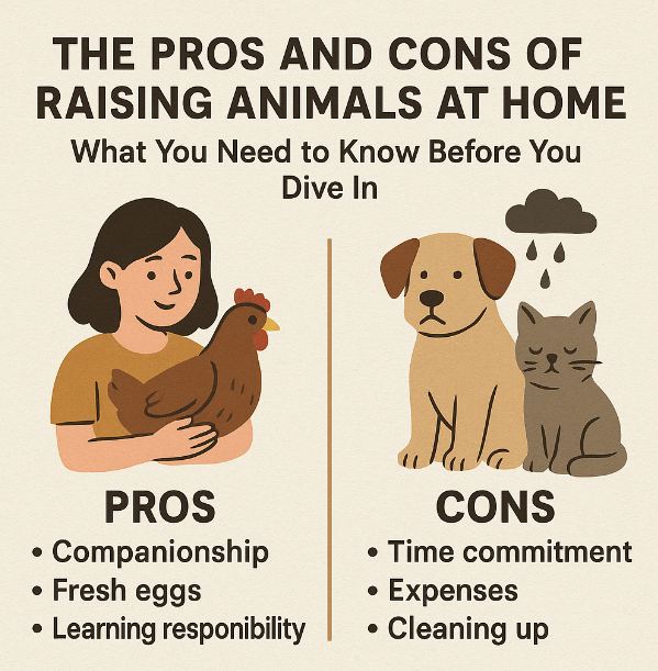 The Pros and Cons of Raising Animals at Home: What You Need to Know Before You Dive In