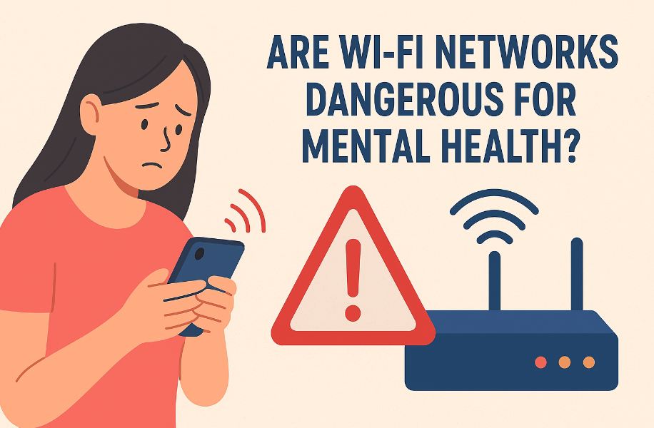 Wi-Fi and Mobile Phone Networks: Are They Dangerous for Mental Health? How to Protect Yourself